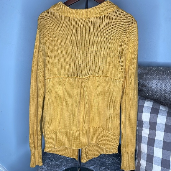 Women’s Yellow Cardigan - Size Small - Picture 3 of 6